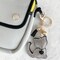 Wrapables Crystal Bling Key Chain Keyring with Tassel Car Purse Handbag Pendant, Cat with Heart Collar